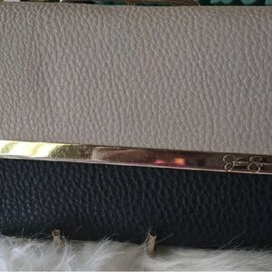 Jessica Simpson color-block clutch wallet